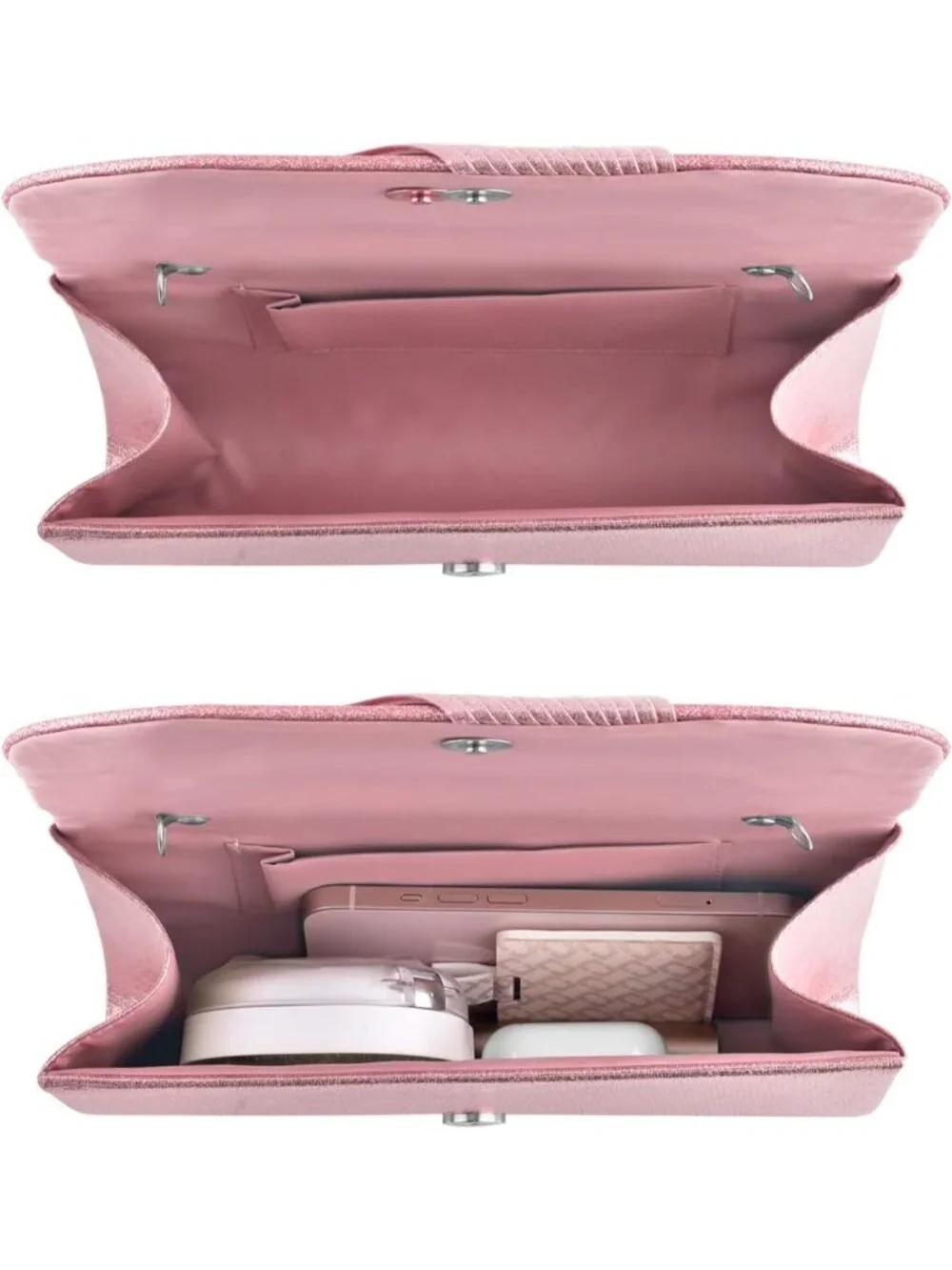👜Women's Pink Evening Handbags for Formal Wedding Party Prom Shoulder Bags